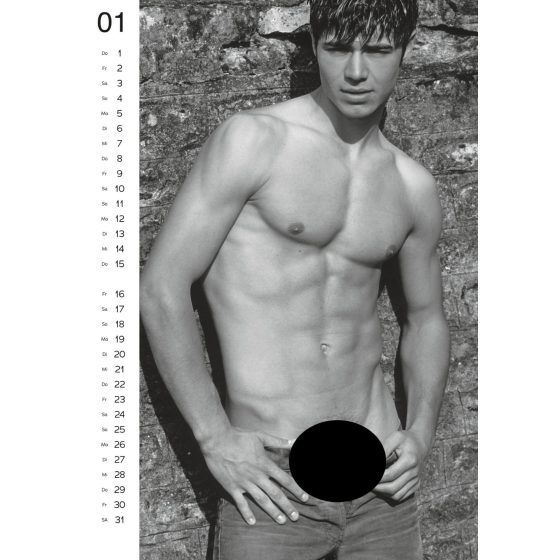 Akt férfi naptár - 2026