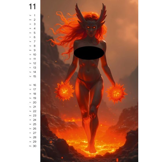 Wild Fantasy - fantasztikus erotikus naptár - 2026 (10db)