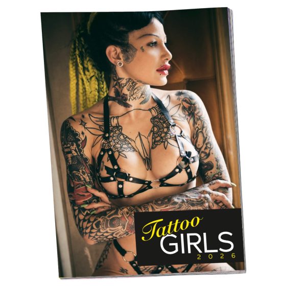 Tattoo Girls - tetovált női naptár - 2026 (10db)