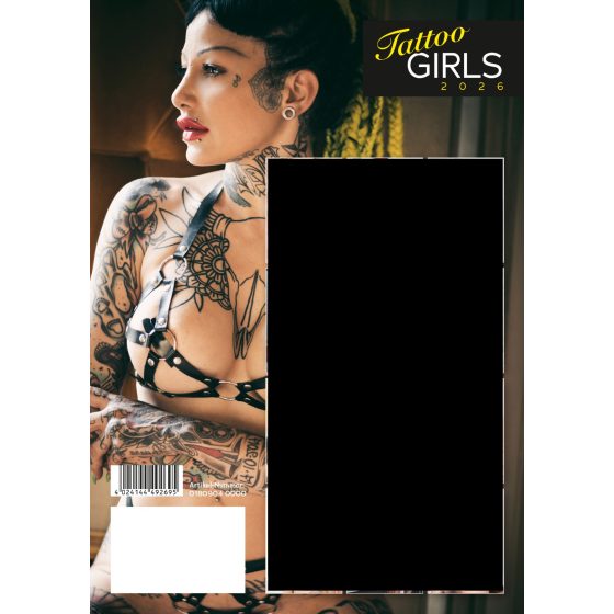 Tattoo Girls - tetovált női naptár - 2026 (10db)