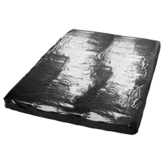 Fetish - lakk lepedő - 200 × 230 cm (fekete)
