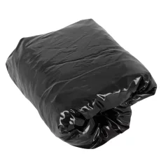 Lakk lepedő - gumis - 220x220cm (fekete)