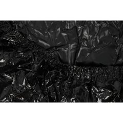 Lakk lepedő - gumis - 220x220cm (fekete)