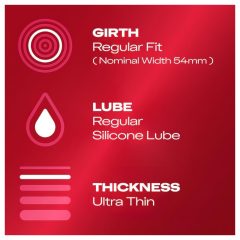 Durex Feel Ultra Thin - ultra élethű óvszer (10db)