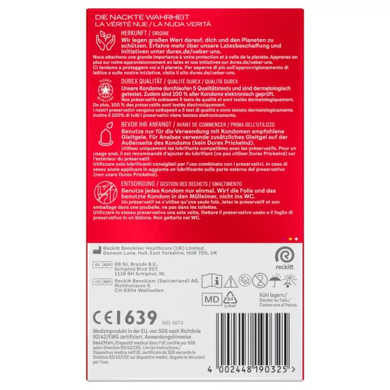 Durex - extra vékony óvszer (8db)