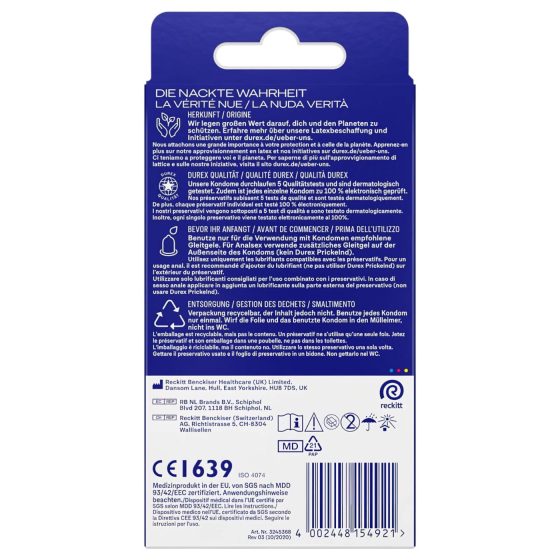 Durex Love - Slimfit óvszer (8db)