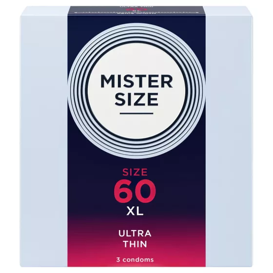 Mister Size vékony óvszer - 60 mm (3 db)