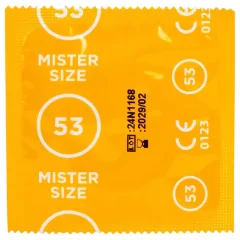 Mister Size óvszer Tesztcsomag Péniszmérővel - 3 db