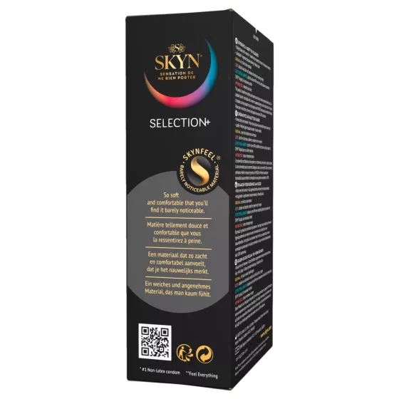 SKYN Selection+ - latexmentes óvszer válogatás (10 db)