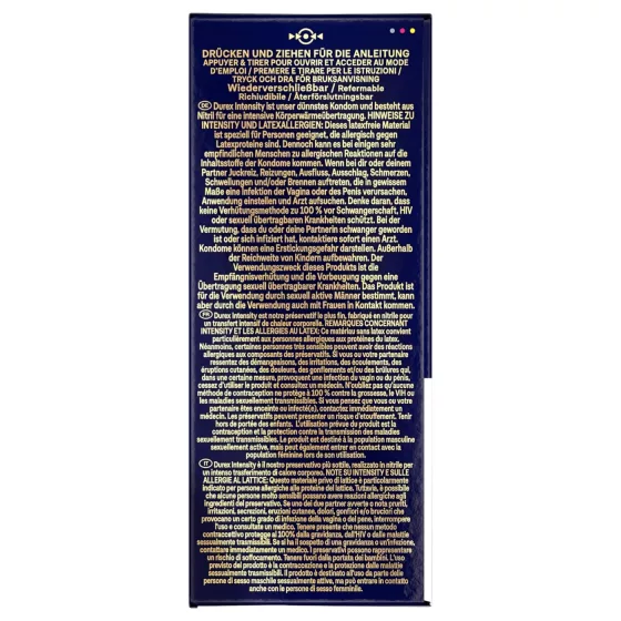 Durex Intensity - vékony, latexmentes óvszer (20db)