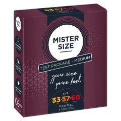 Mister Size óvszer Tesztcsomag - 3db