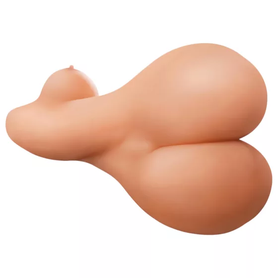 / Mega Fuck Slut - realisztikus női test maszturbátor (natúr)