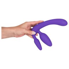 Tripla, felcsatolható dildó tartópánt nélkül (lila)