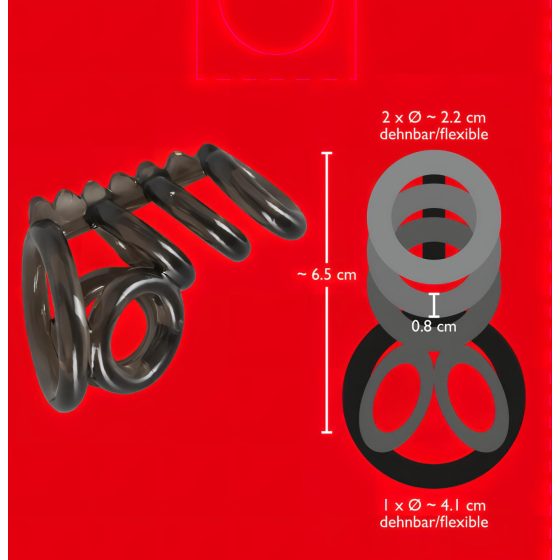 Bad Kitty - tüskés pénisz- és heregyűrű