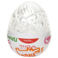 TENGA Egg Keith Haring Street - tojás maszturbátor (1db)