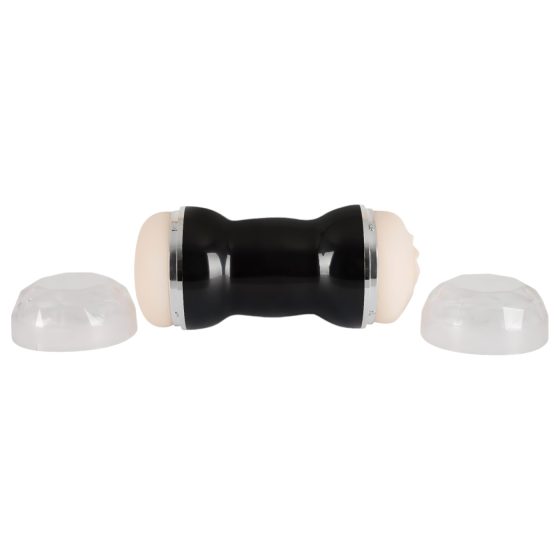 You2Toys - Pussy and Ass - dupla maszturbátor (fekete)