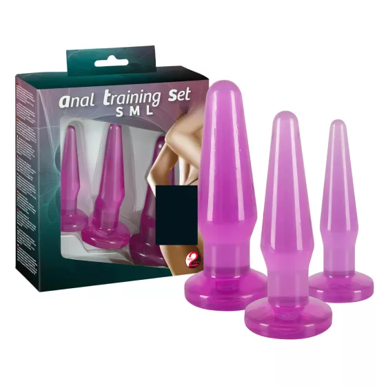 / You2Toys - Anál tréning plug szett - 3db (lila)