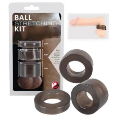   You2Toys - Ball - pénisz- heregyűrű és nyújtó szett - (szürke)