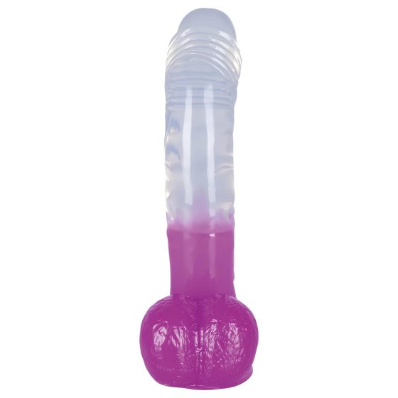 You2Toys - Ready mate - műpénisz dildó (átlátszó-lila)
