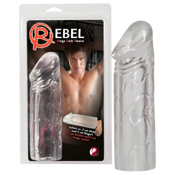 / Rebel - hosszabbító, vastagító péniszköpeny