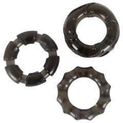 You2Toys - Változatos péniszgyűrű szett (3db) - szürke