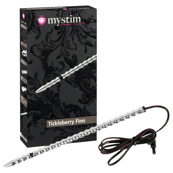 mystim Tickleberry Finn - gömbös, elektro dilátor