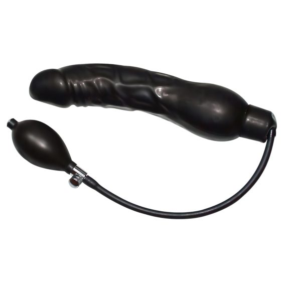 You2Toys - latex pumpálható análtágító - fekete (nagy)