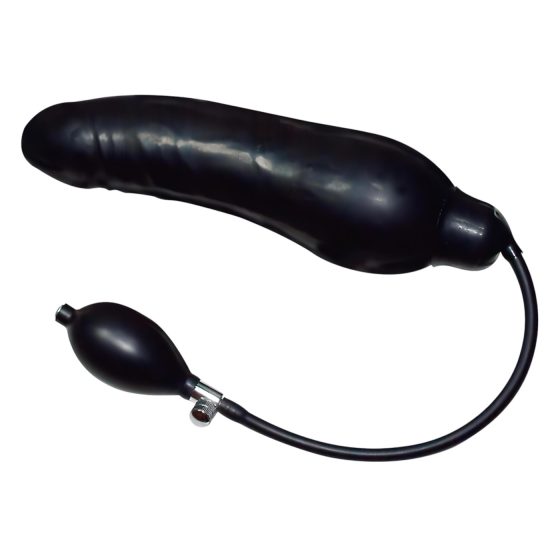 You2Toys - latex pumpálható análtágító - fekete (nagy)