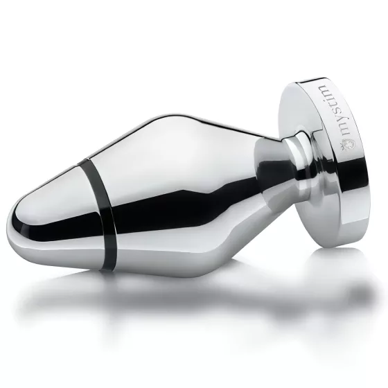 mystim Little John - elektro anál plug - ezüst (nagy)