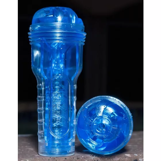 Fleshlight Turbo Thrust - élethű szívó maszturbátor (kék)