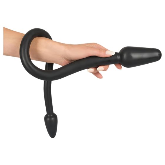 Rebel Double Plug - dupla kúp anál plug (fekete)