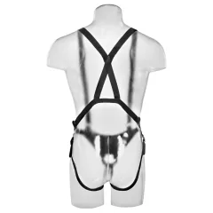  King Cock Strap-on 11 - üreges, felcsatolható dildó hámmal (28cm)