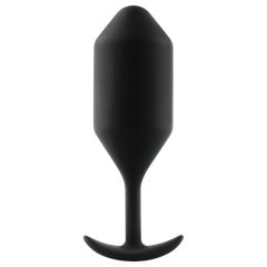   b-vibe Snug Plug 4 - dupla golyós anál plug (257g) - fekete
