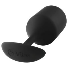   b-vibe Snug Plug 4 - dupla golyós anál plug (257g) - fekete