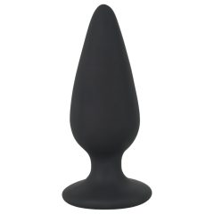 Black Velvets Heavy - 75g-os anál plug (fekete)