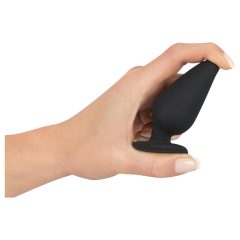 Black Velvets Heavy - 75g-os anál plug (fekete)