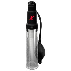   PDX Elite - 2in1 - péniszpumpa és maszturbátor egyben (átlátszó)