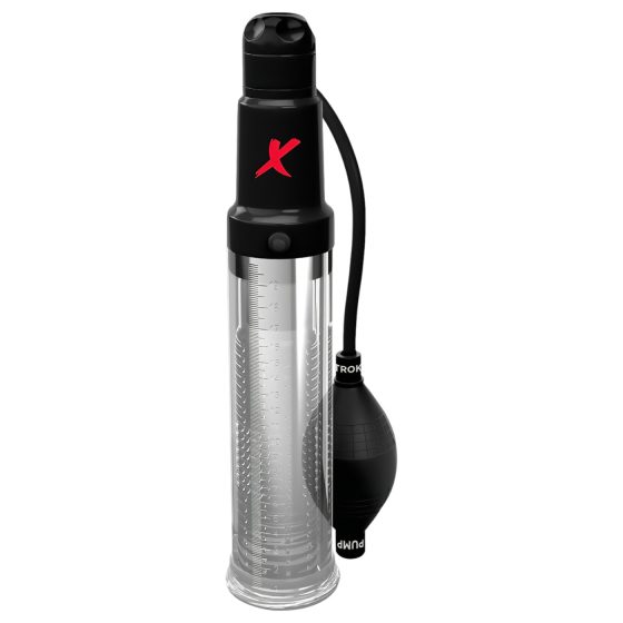 PDX Elite - 2in1 - péniszpumpa és maszturbátor egyben (átlátszó)