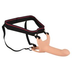   You2Toys - Strap-on M - felcsatolható, üreges dildó - natúr