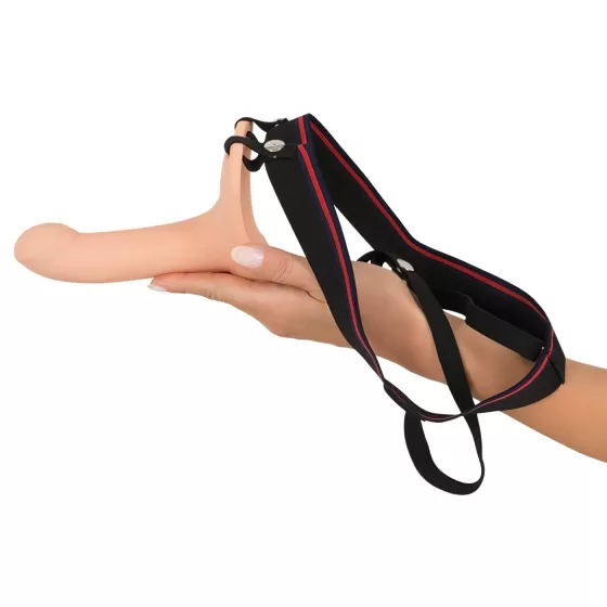 You2Toys - Strap-on M - felcsatolható, üreges dildó (natúr)