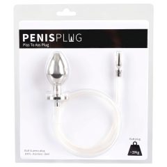 Piss to Ass Plug - üreges anál plug húgycső tágítóval