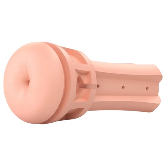 mystim Opus E Anus - elektro műpopsi maszturbátor (natúr-fekete)