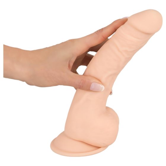 / Silexd 9,5 - tapadókorongos dildó - 24cm (natúr)
