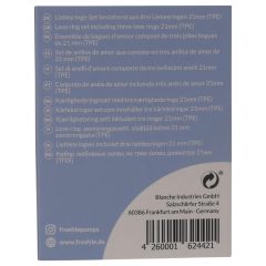 Fröhle LR002 (2,1cm) - orvosi péniszgyűrű szett (3db)