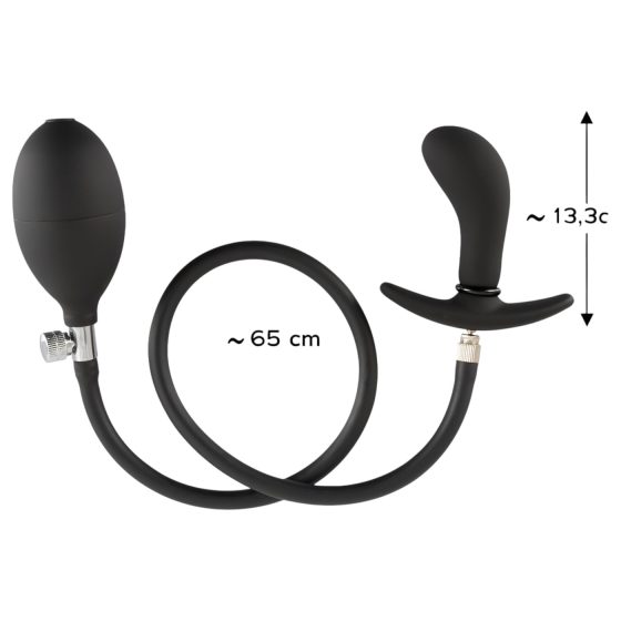 You2Toys - pumpálható, anál tágító plug (fekete)