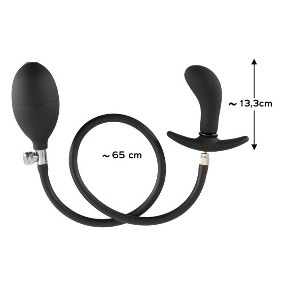 You2Toys - pumpálható, anál tágító plug (fekete)