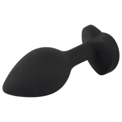 You2Toys Anal Plug - fehér köves anál plug (fekete)