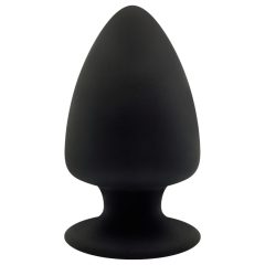 Silexd M - alakítható anál plug - 11cm (fekete)