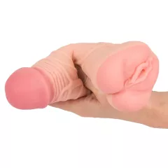   Nature Skin - 2in1 műpunci maszturbátor és péniszköpeny (testszínű)
