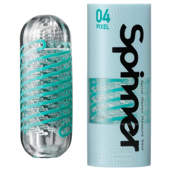 TENGA Spinner Pixel - maszturbátor (átlátszó)